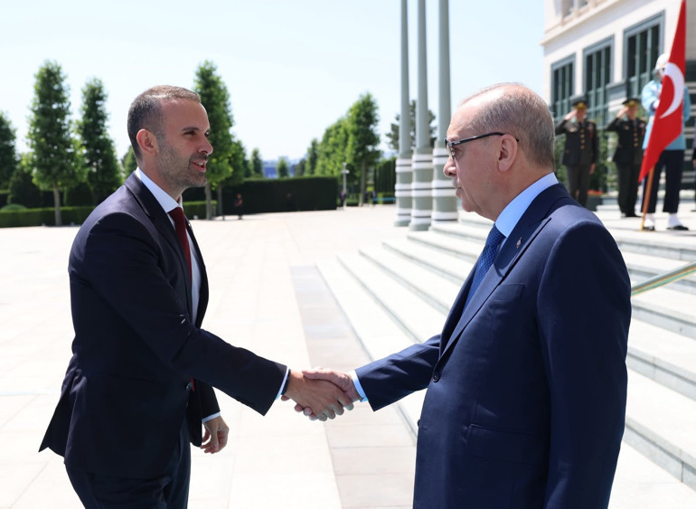 Cumhurbaşkanı Erdoğan, Karadağ Başbakanı Spajic’i kabul etti