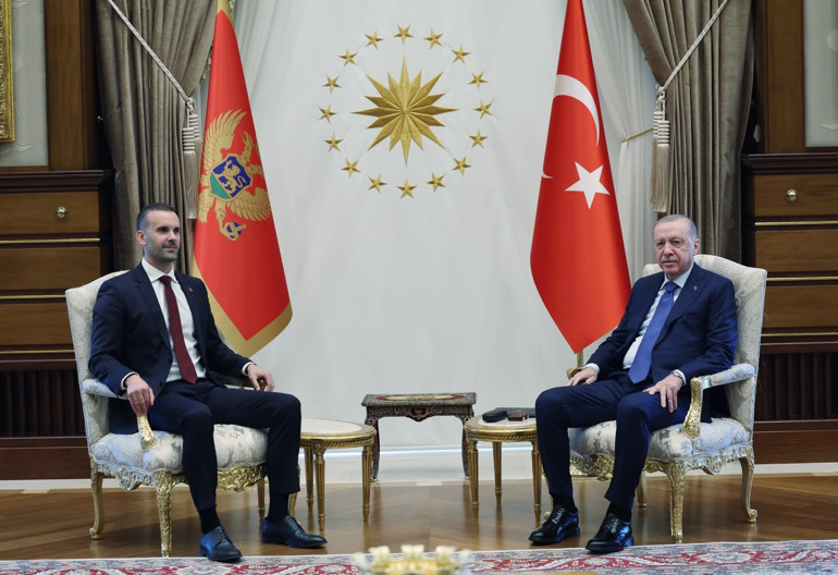 Cumhurbaşkanı Erdoğan, Karadağ Başbakanı Spajic’i kabul etti