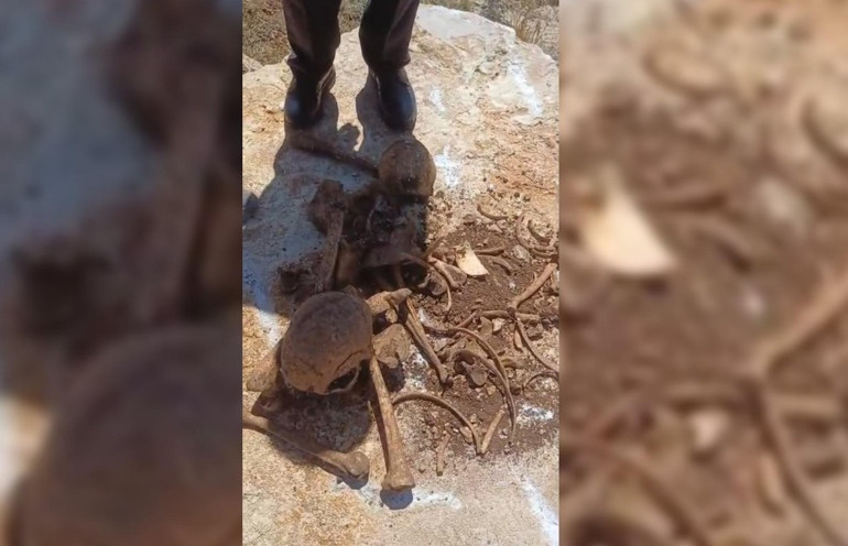 2 insana ait ürperten görüntüler… İnşaat kazısında ortaya çıktı