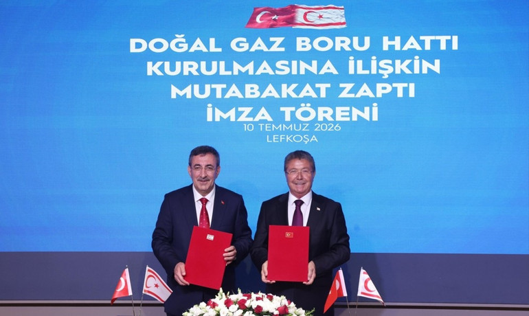  Türkiye ile KKTC arasında deniz altından geçecek doğal gaz boru hattının inşasına başlıyoruz