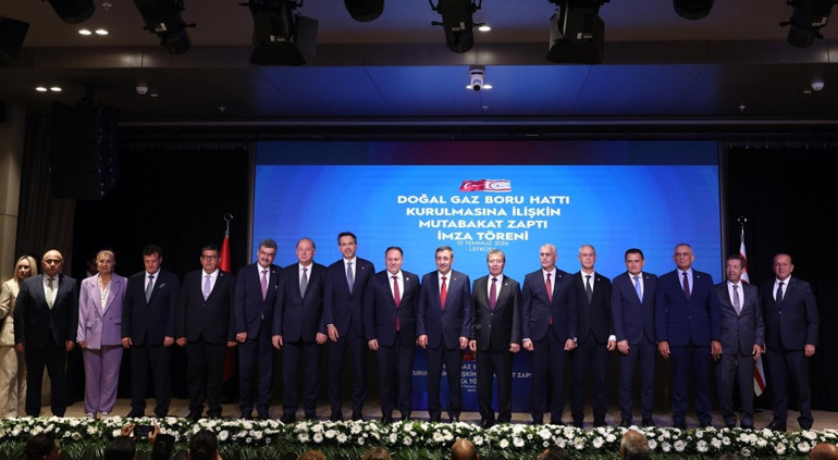  Türkiye ile KKTC arasında deniz altından geçecek doğal gaz boru hattının inşasına başlıyoruz