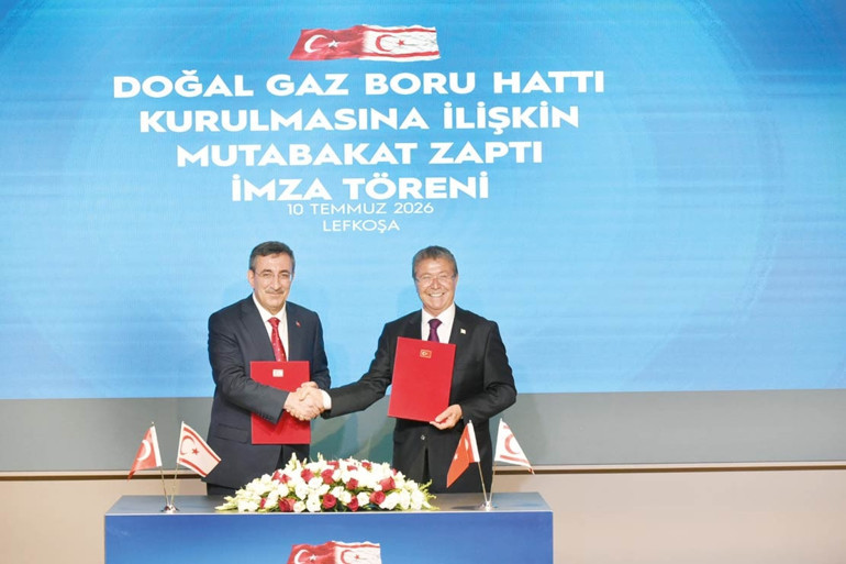 Türkiye ve KKTC Akdeniz’in altından doğalgaz hattıyla bağlanıyor