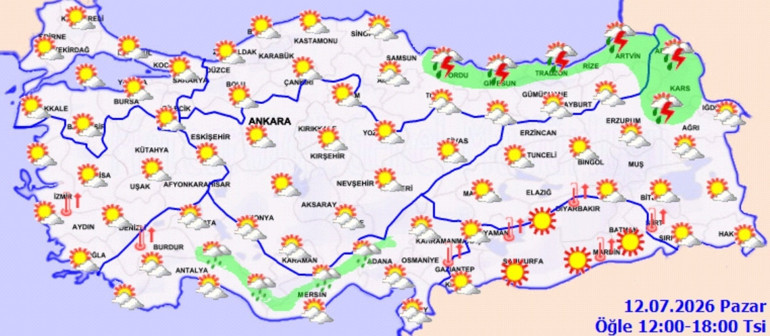 İstanbul’da salı günü sağanak yağış bekleniyor