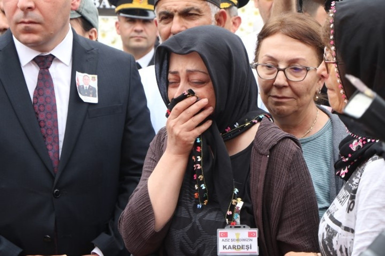 Şehit uzman çavuş, memleketinde toprağa verildi