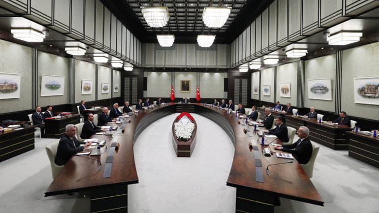 Kabine, Erdoğan başkanlığında toplandı