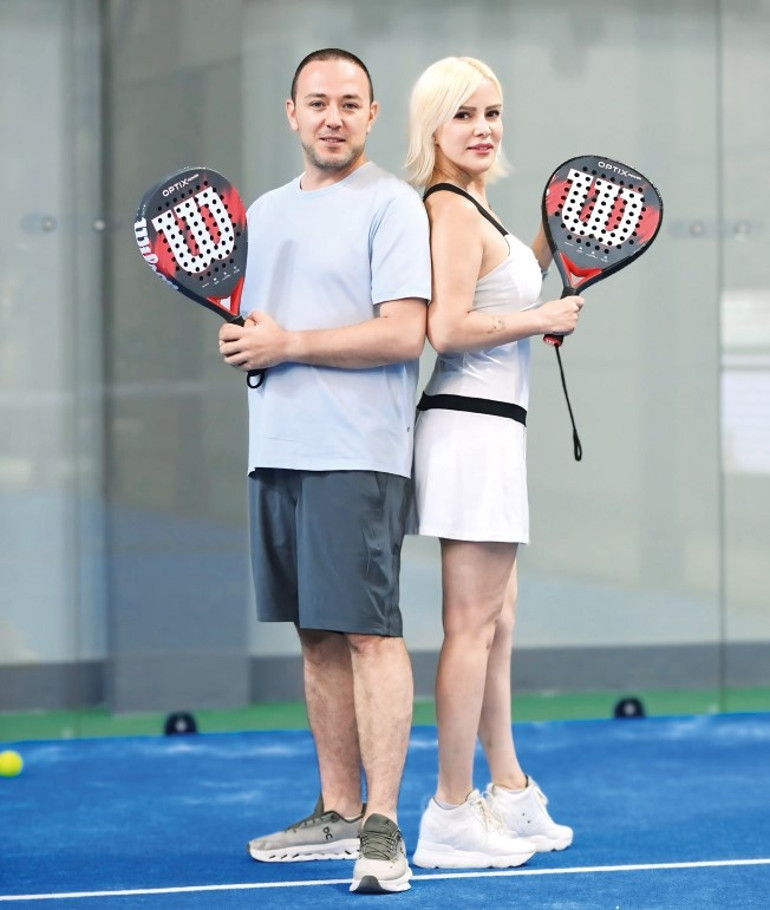 Kemer Padel’de maç keyfi