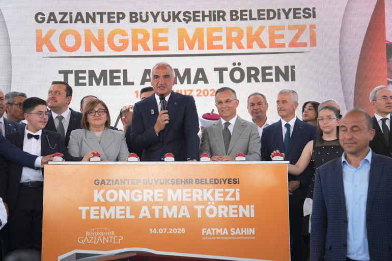 Gaziantepe yeni kongre, kültür ve fuar merkezi için ilk adım atıldı Bakan Ersoydan önemli mesajlar