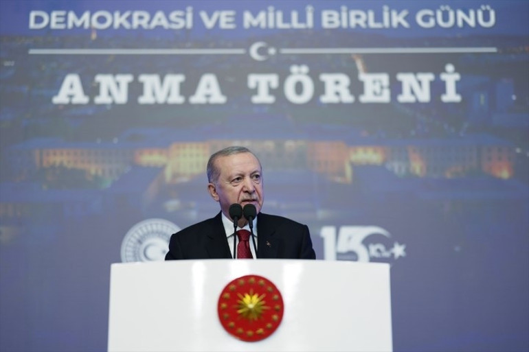 15 Temmuz anması | Cumhurbaşkanı Erdoğan: FETÖ tehdidi devam ediyor, gardımızı düşürmeyeceğiz