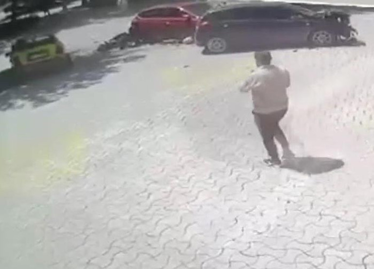 Kaza anı kamerada