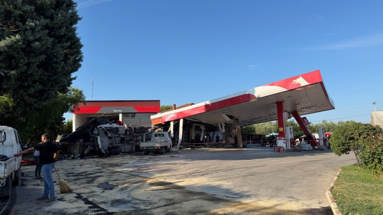 Ölüm benzin istasyonu marketinde alışveriş yaparken yakaladı