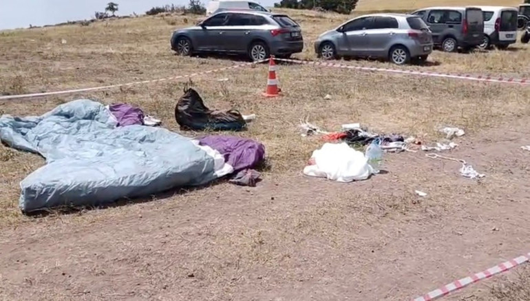 30 metreden düşen pilot hayatını kaybetti