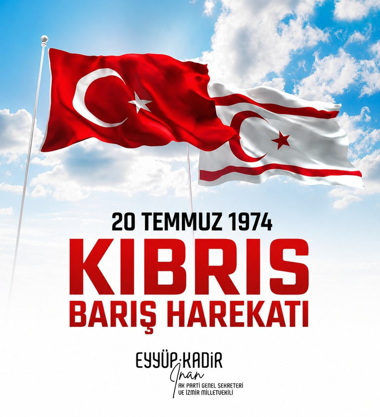 AK Partili İnandan Kıbrıs Barış Harekâtı’nın 52. yıl dönümünde İsrail’e sert mesaj