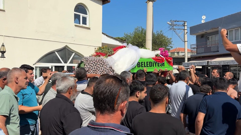 Aydın’da Menderes Nehrinde boğulan 15 yaşındaki Eda son yolculuğuna gelinlikle uğurlandı