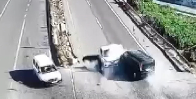 3 ölü, 8 yaralı kazaya ait kamera görüntüleri ortaya çıktı