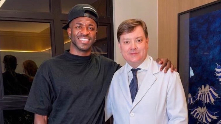 Real Madridin yıldızı Vinicius Junior, geçirdiği yüz ameliyatından sonra tanınmaz hale geldi