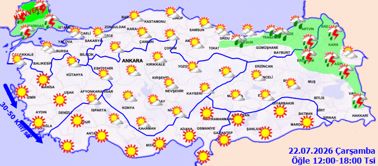  Meteorolojiden kuvvetli yağış uyarısı İstanbul için saat verildi