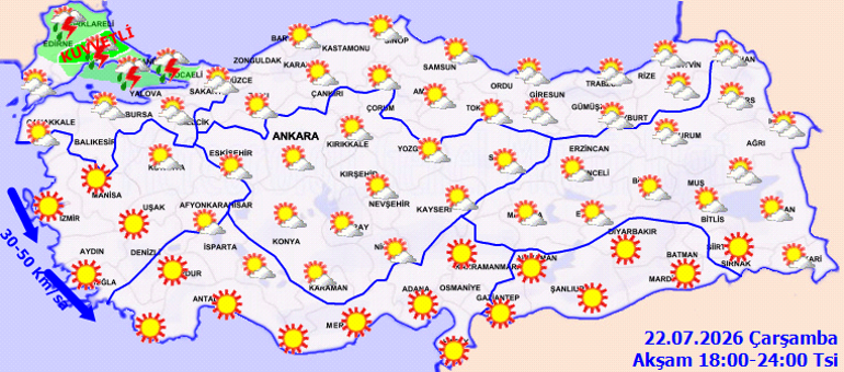  Meteorolojiden kuvvetli yağış uyarısı İstanbul için saat verildi