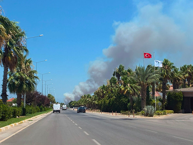  Havadan ve karadan müdahale ediliyor