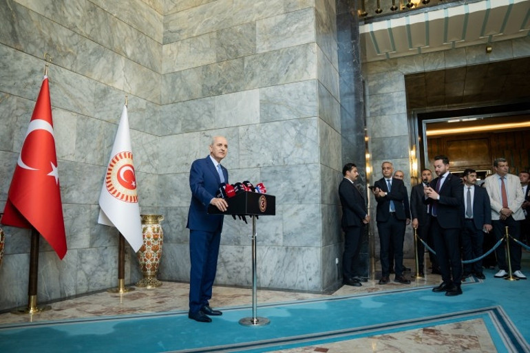 Asla genel af olmayacak TBMM Başkanı Kurtulmuş: Silah bırakmayla ilgili yeni süreç başladı