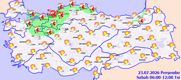  Çok kuvvetli yağış geliyor