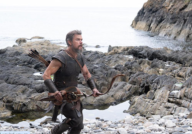  1. 78lik Matt Damonın The Odyssey filmindeki dublörü 1. 37 boyunda bir kadınmış
