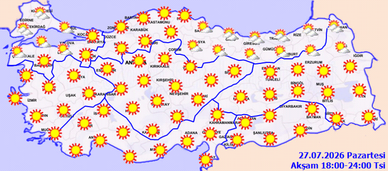 Sıcaklıklar yükselmeye başlıyor