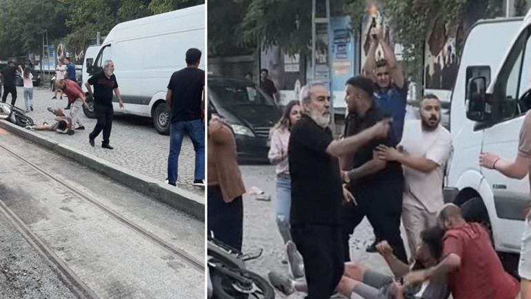 Yol verme kavgasında ortalık savaş alanına döndü: 4 kişi bıçaklandı 3 şüpheli gözaltında