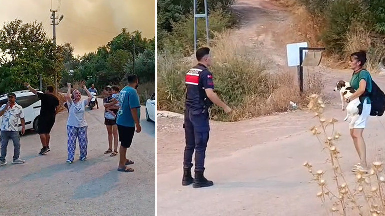 Muğla, Antalya, Balıkesir, Kütahya, Çanakkale ve Yalovada orman yangını Seydikemer, Kumluca ve Edremitte bazı evler tahliye edildi