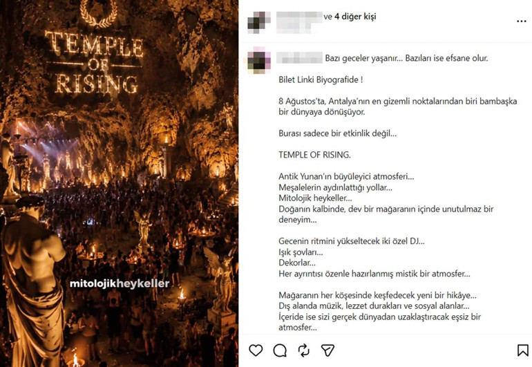 Mağarada parti olur mu