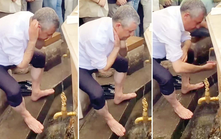Abdest alan Özgür Özel için ne dediler