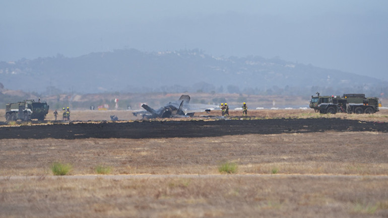 ABDde F-35B hayalet savaş uçağı düştü