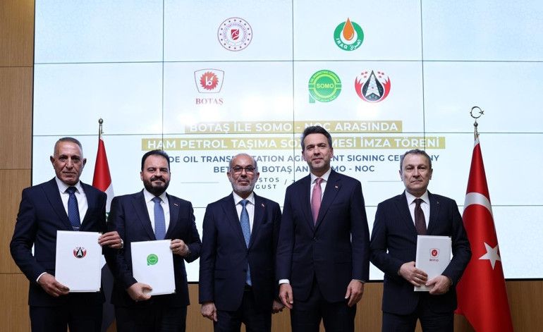 Bakan Bayraktar duyurdu Stratejik ham petrol boru hattı anlaşması imzalandı