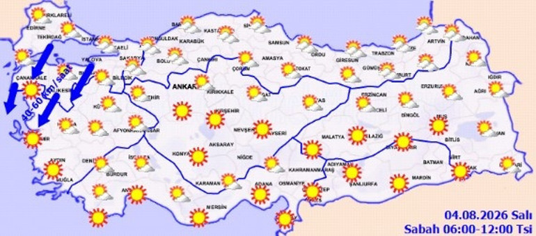  Sağanak yağış ve fırtına geliyor Rüzgarın hızı 60 kilometreyi bulacak | Bu illerde yaşayanlar dikkat