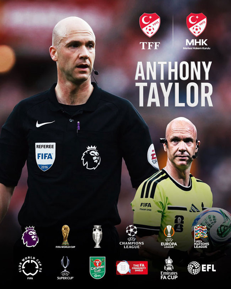 Anthony Taylor, MHK’da göreve başladı