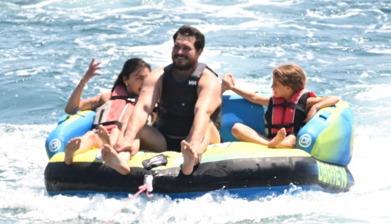 Bodrumda aşk molası... Çağatay Ulusoy ve Aslıhan Malbora tatilde