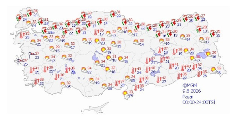 Bunaltan sıcaklara yağmur molası: Meteoroloji tarih verdi Sağanak geliyor | Yağış ve kuvvetli rüzgar uyarısı: Bu illerde yaşayanlar dikkat