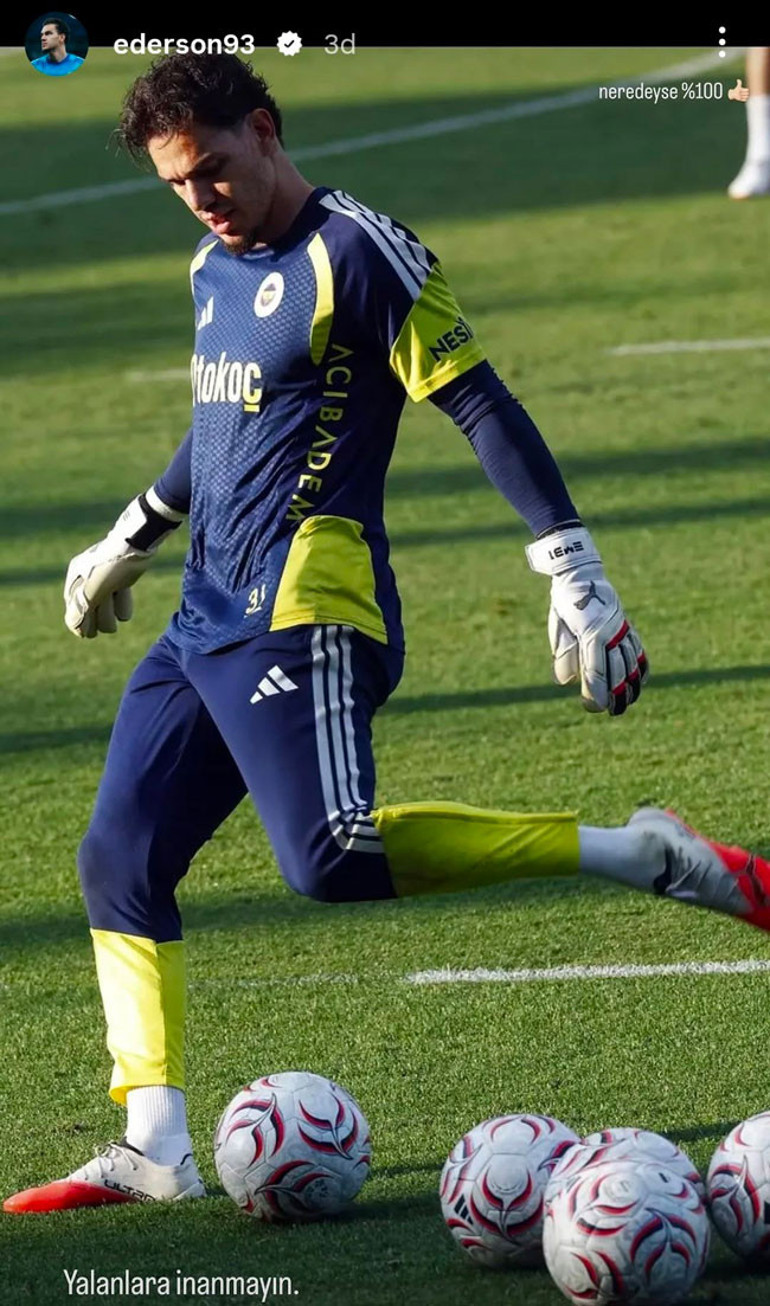 Ederson’dan ayrılık iddialarına yanıt
