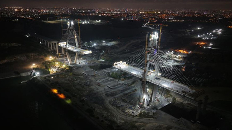 Kanal İstanbul güzergahında yeni görüntü İstanbul’da gece gündüze döndü