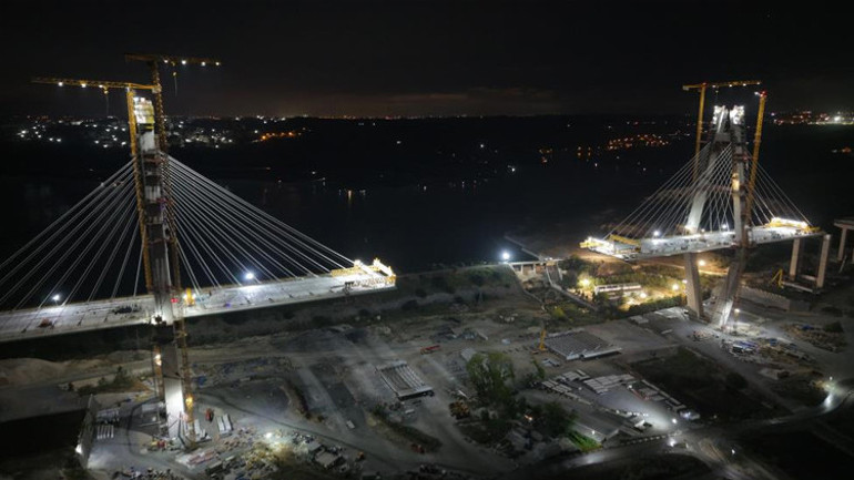 Kanal İstanbul güzergahında yeni görüntü İstanbul’da gece gündüze döndü