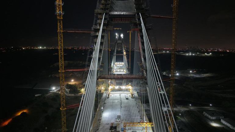 Kanal İstanbul güzergahında yeni görüntü İstanbul’da gece gündüze döndü