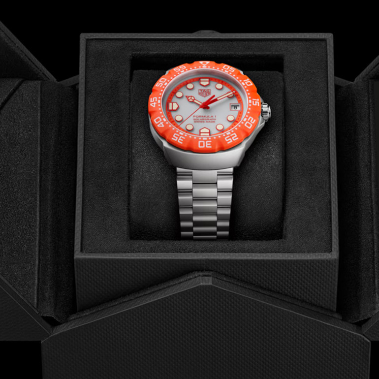 TAG Heuer Turuncu F1 Solargraph Modelini Tanıttı