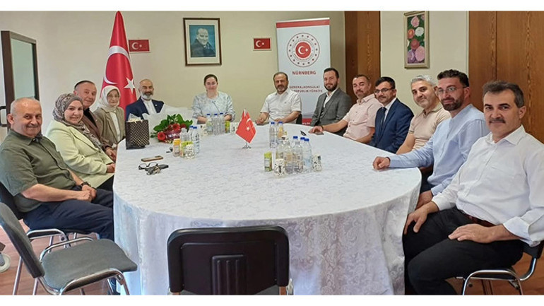 DİTİB Kuzey Bavyera’dan Fatma Taşan Cebeci’ye veda ziyareti