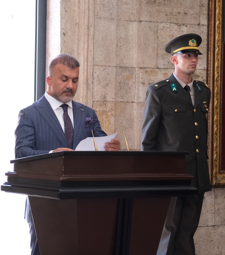 GAİB yönetimi Anıtkabir’de