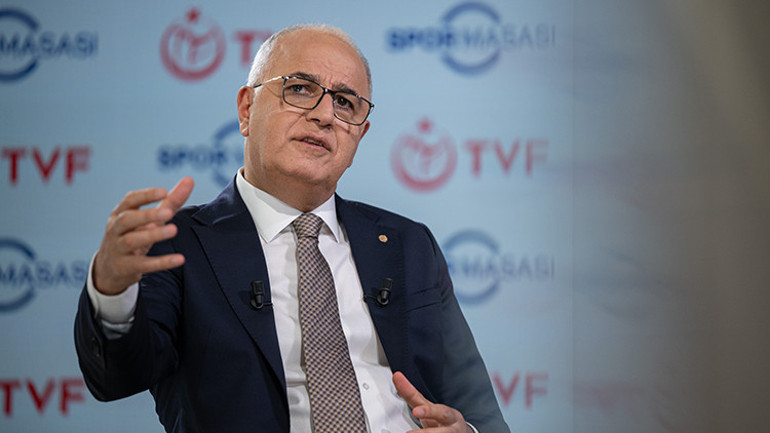 TVF Başkanı Mehmet Akif Üstündağ: Dünyada ve Avrupada liglere baktığımızda en iyi ülke konumundayız