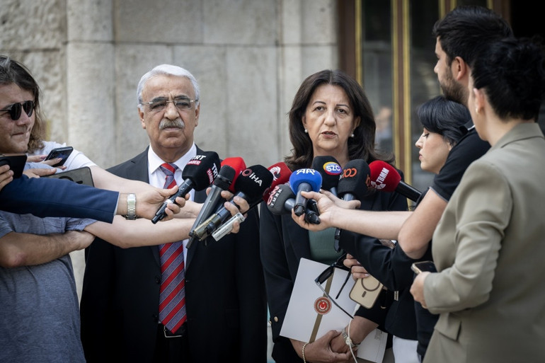 Cumhurbaşkanı Erdoğan DEM Parti heyetini kabul etti