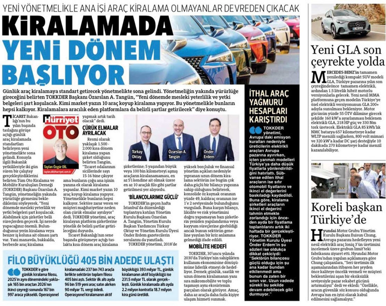 Araç kiralamada 6 yaş sınırı yolda