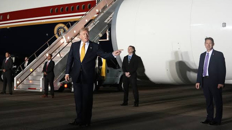 İrandan yemek kamyonuna binen Trumpa imalı gönderme