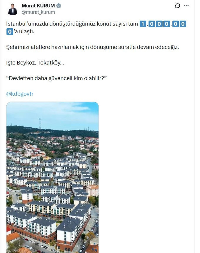 Bakan Kurum’dan dikkat çeken paylaşım: Kayalara kadar kazıklar çakıldı