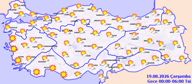 Hava durumu tahminleri il il | Bugün (19 Ağustos) hava nasıl olacak Bu hafta İstanbulda yağmur var mı El Nino geliyor Bazı illere son dakika sağanak yağış uyarısı