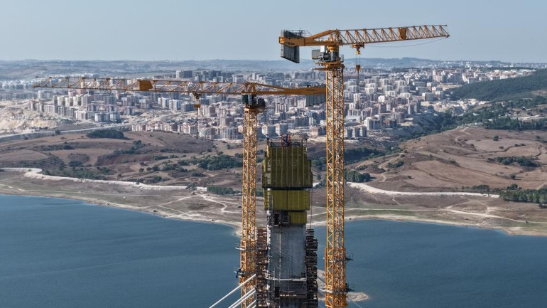 Kanal İstanbul köprüsünde 13 saatlik operasyon Türkiyede ilk kez kullanıldı